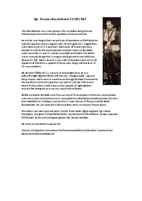 A preview of a PDF biography for Brocklehurst, Thomas